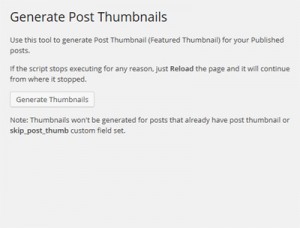 Auto Post Thumbnail